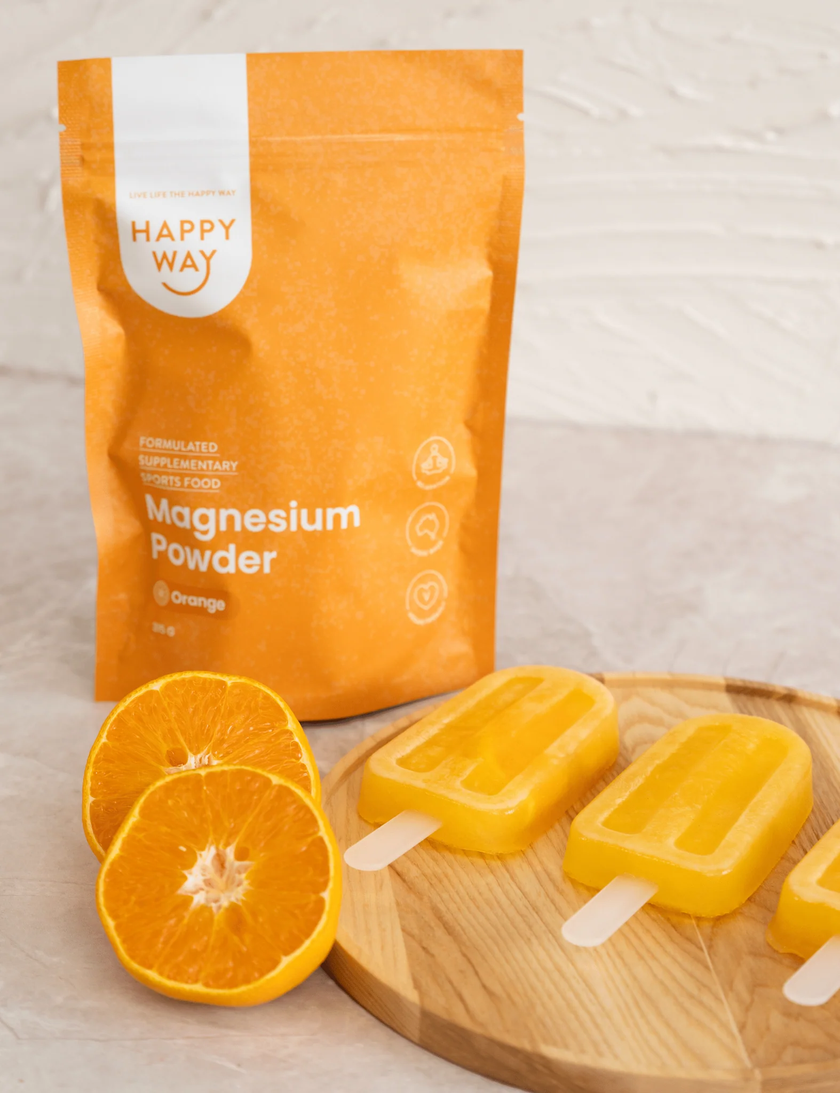 Happy Way Magnesium Powder 315g - Orange